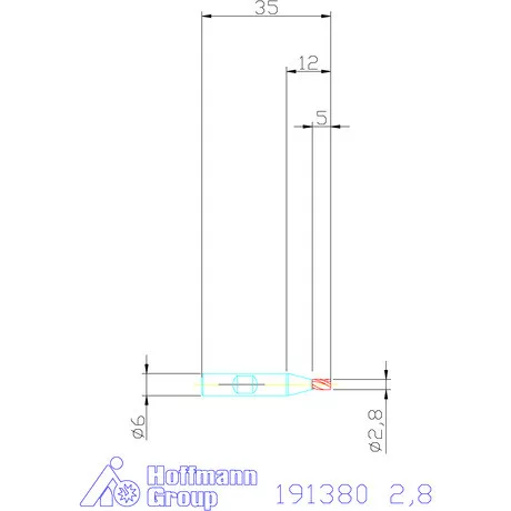 Holex Mini maró HSS-PM 2,8 mm