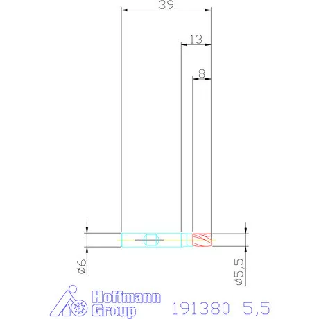 Holex Mini maró HSS-PM 5,5 mm