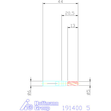 Holex Mini-maró HSS-Co8 5 mm