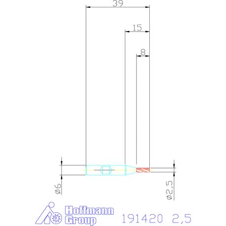 Holex Mini-maró HSS-PM 2,5 mm