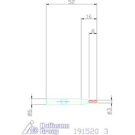 Garant Ujjmaró HSS-PM 3 mm