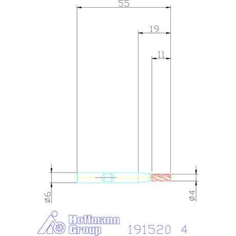 Garant Ujjmaró HSS-PM 4 mm