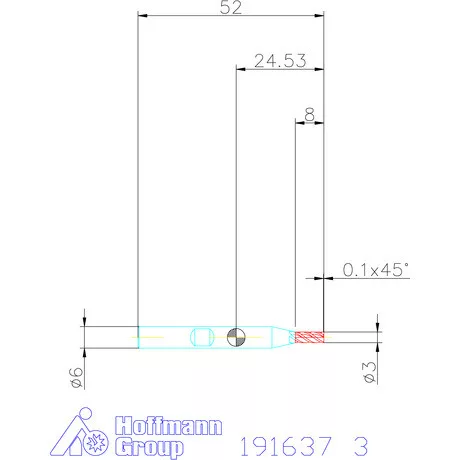Holex Maró HSS-E-SPM HPC 3 mm