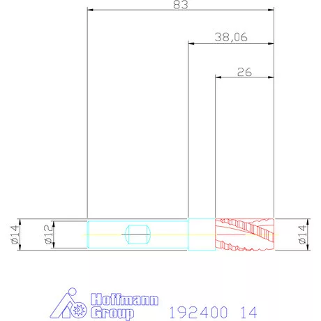 Garant Forgácstörős ujjmaró HSS-Co8 14 mm