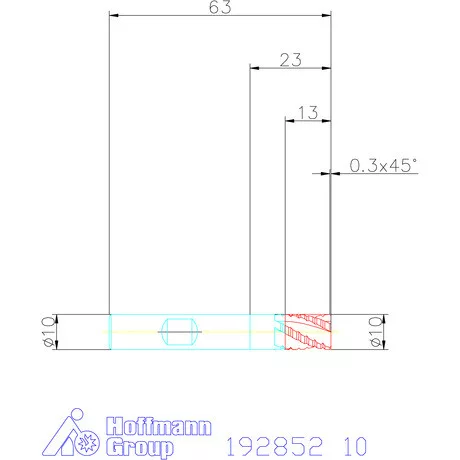 Garant Forgácstörős ujjmaró HPC HSS-E-SPM 10 mm