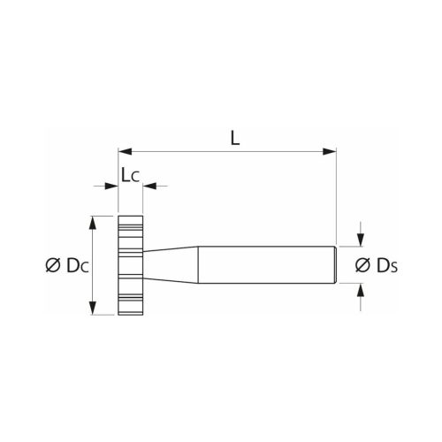 Garant Íves reteszhorony-maró 10,5X2 mm