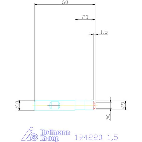 Garant Száras saroklekerekítő maró 1,5 mm