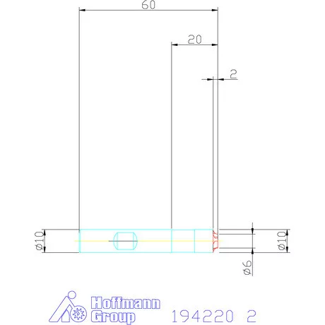 Garant Száras saroklekerekítő maró 2 mm