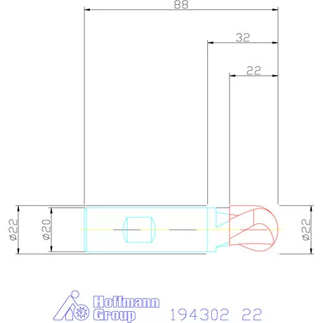 Garant Rádiuszmarók HSS-PM 22 mm