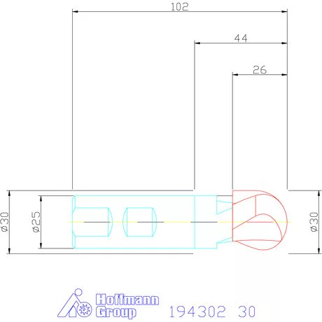 Garant Rádiuszmarók HSS-PM 30 mm