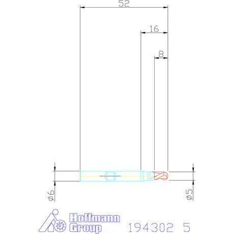 Garant Rádiuszmarók HSS-PM 5 mm