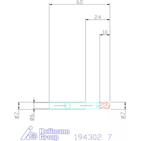 Garant Rádiuszmarók HSS-PM 7 mm