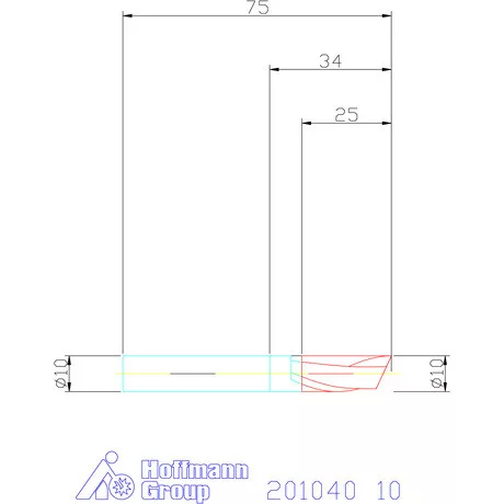 Garant VHM maró 10 mm