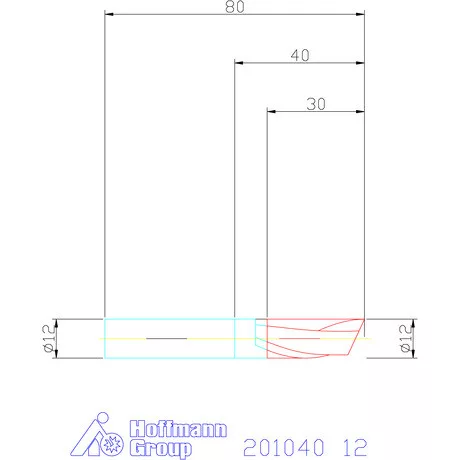 Garant VHM maró 12 mm