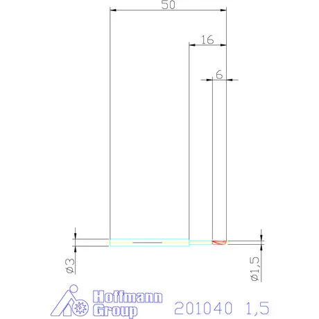 Garant VHM maró 1,5 mm