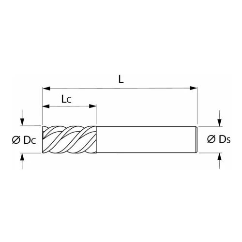 Garant VHM maró 3 mm