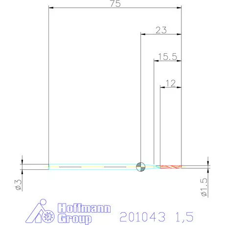 Garant VHM maró 1,5 mm