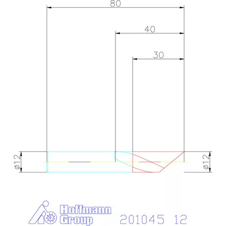 Garant VHM maró 12 mm