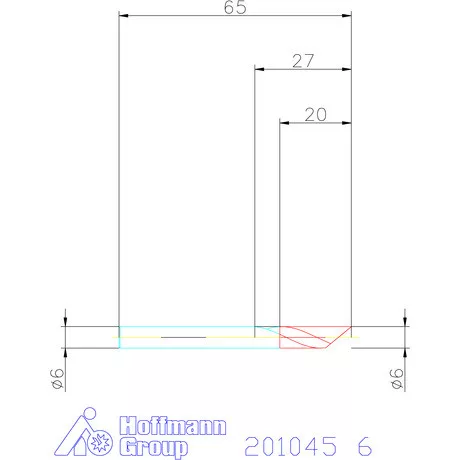 Garant VHM maró 6 mm