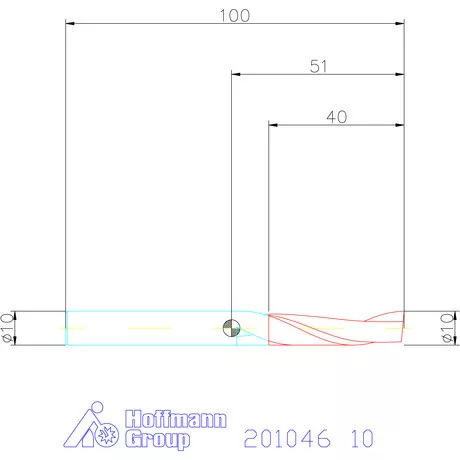Garant VHM maró 10 mm