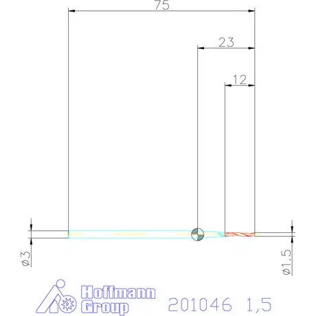 Garant VHM maró 1,5 mm