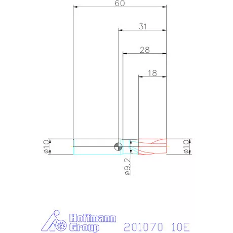 Garant Garant Master Alu VHM szármaró HPC 10E mm