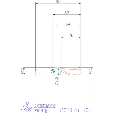 Garant Garant Master Alu VHM szármaró HPC 10L mm