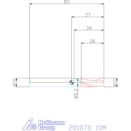 Garant Garant Master Alu VHM szármaró HPC 10M mm