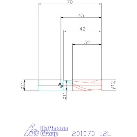 Garant Garant Master Alu VHM szármaró HPC 12L mm