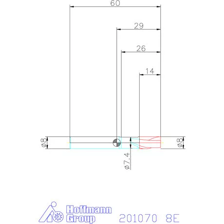 Garant Garant Master Alu VHM szármaró HPC 8E mm