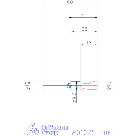 Garant Garant Master Alu VHM szármaró HPC 10E mm