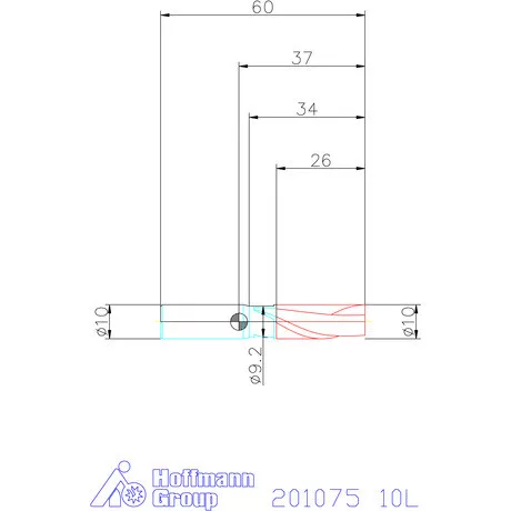 Garant Garant Master Alu VHM szármaró HPC 10L mm