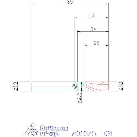Garant Garant Master Alu VHM szármaró HPC 10M mm