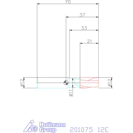 Garant Garant Master Alu VHM szármaró HPC 12E mm