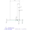 Garant VHM mikromaró 0,2X3 mm