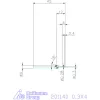Garant VHM mikromaró 0,3X4 mm