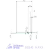 Garant VHM mikromaró 0,4X3 mm