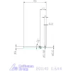 Garant VHM mikromaró 0,6X4 mm