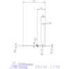 Garant VHM mikromaró 1,2X8 mm