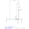 Garant VHM mikromaró 1,5X3 mm