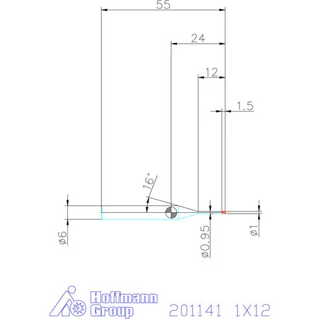 Garant VHM-mini-maró 1X12 mm