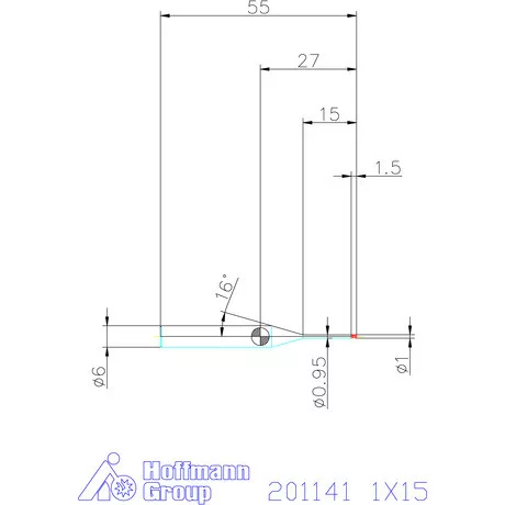 Garant VHM-mini-maró 1X15 mm