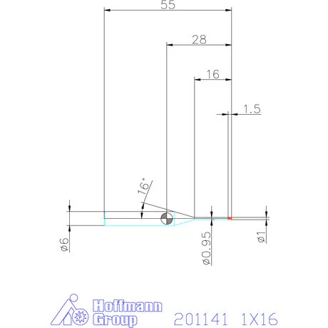 Garant VHM-mini-maró 1X16 mm