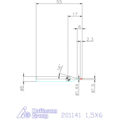Garant VHM-mini-maró 1,5X6 mm