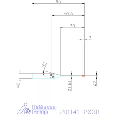 Garant VHM-mini-maró 2X30 mm