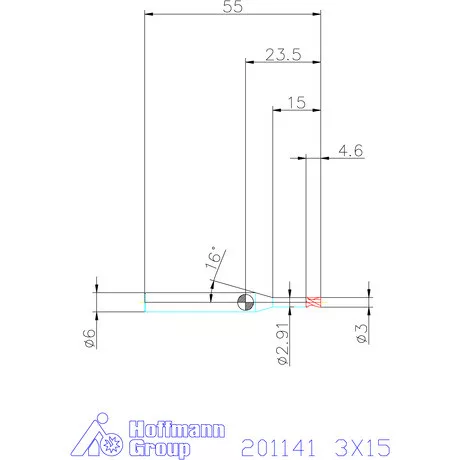 Garant VHM-mini-maró 3X15 mm