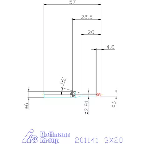 Garant VHM-mini-maró 3X20 mm