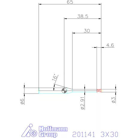 Garant VHM-mini-maró 3X30 mm