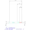 Holex VHM maró DIN 6535 HB 4 mm