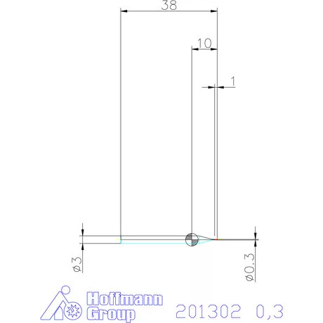 Garant VHM maró 0,3 mm